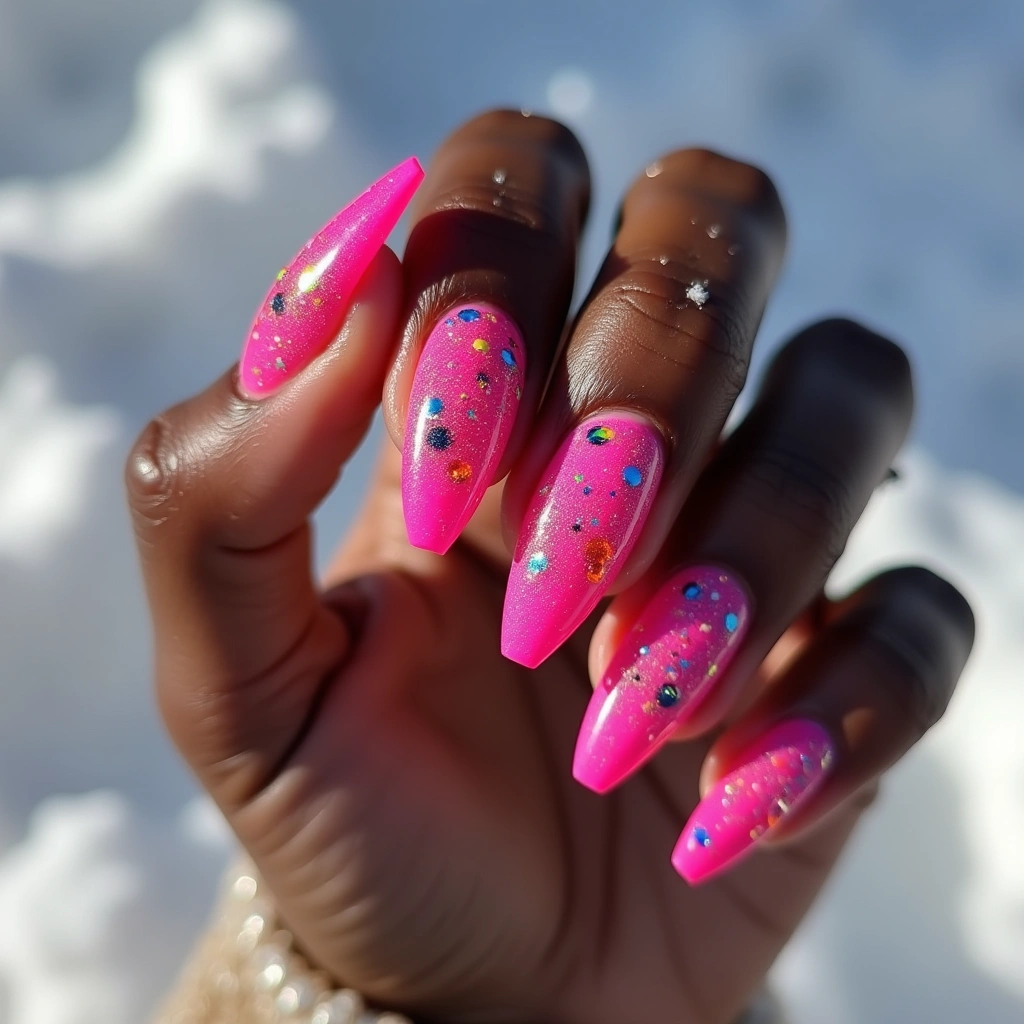 Neon Firework Sparks