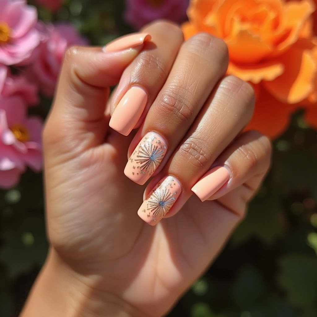 Chic Peach Fireworks