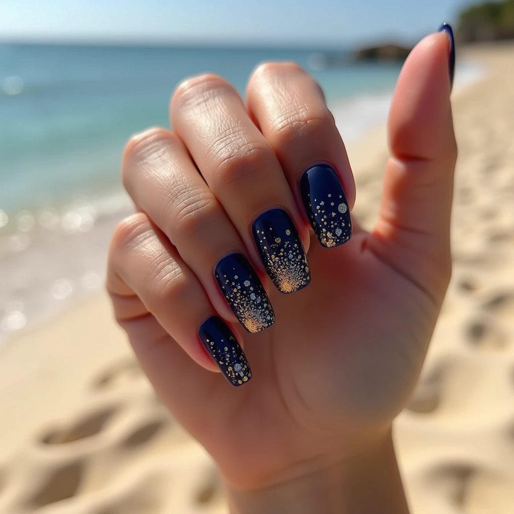 Glamorous Navy Fireworks