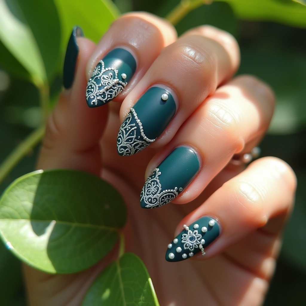 Teal Lace Quartz