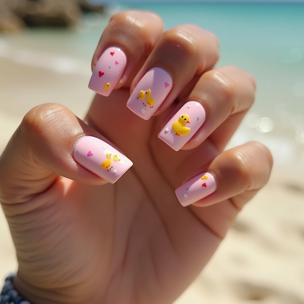Pink Whimsical Hearts