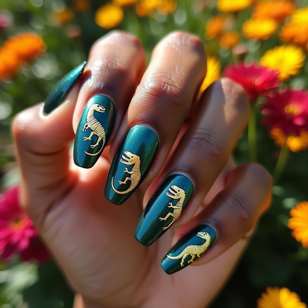 Gold Skeleton Elegance
