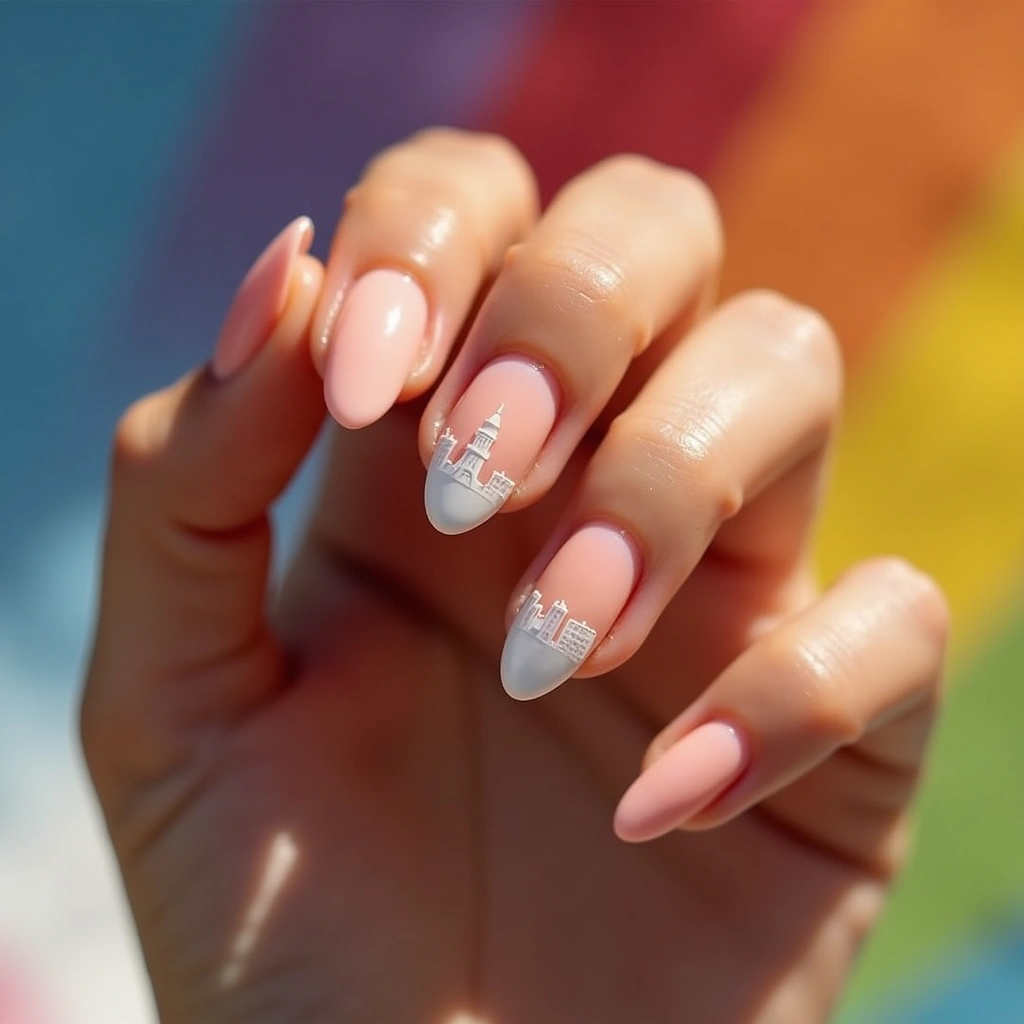 Peach Skyline Accent