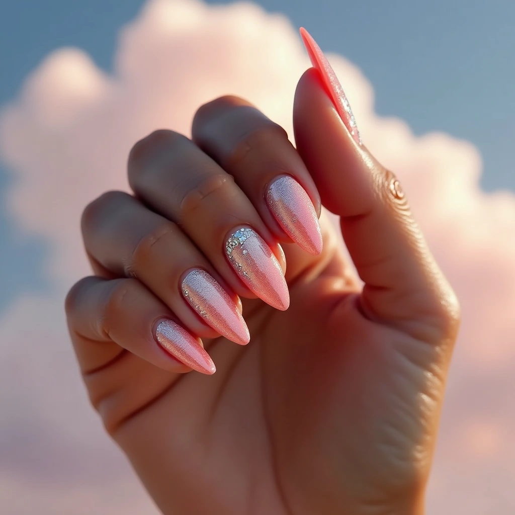 Coral Skyline Sparkle