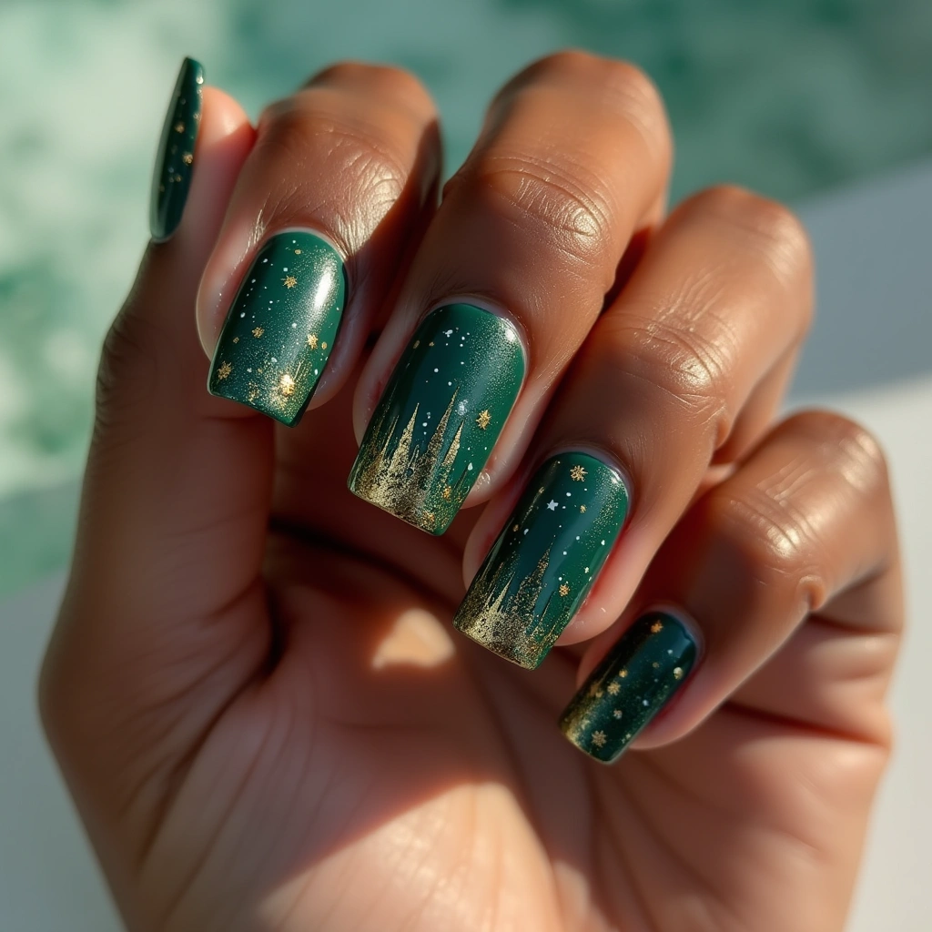 Green Skyline Stars
