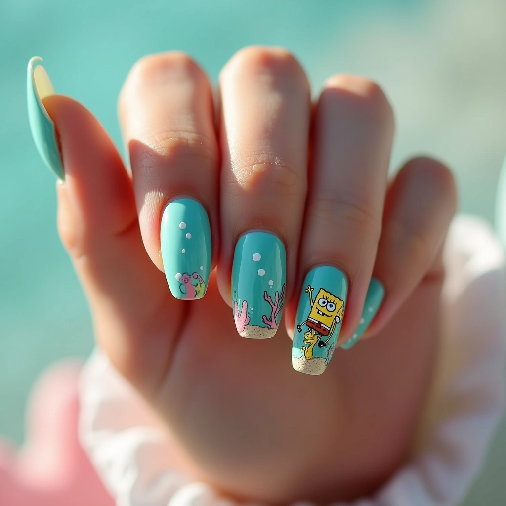 Seahorse Ride with SpongeBob