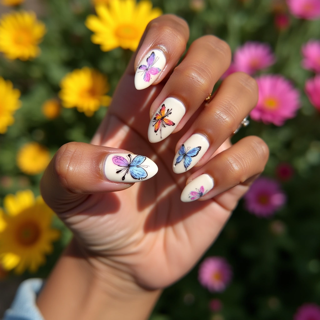 Whimsical Butterfly Cream