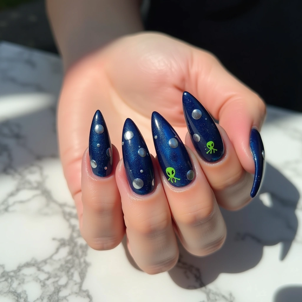 Cosmic Alien Scene