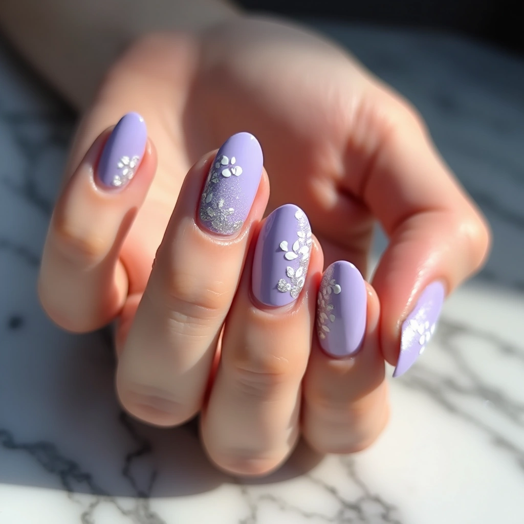 Lavender Silver Shine