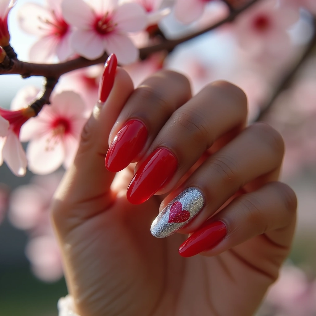 Glitter Heart Accent