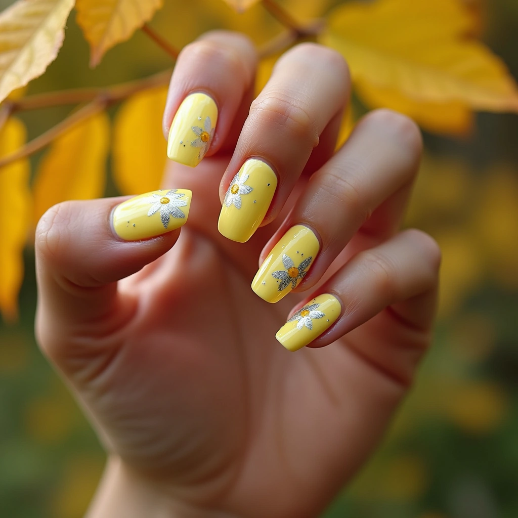 Sunny Silver Dots