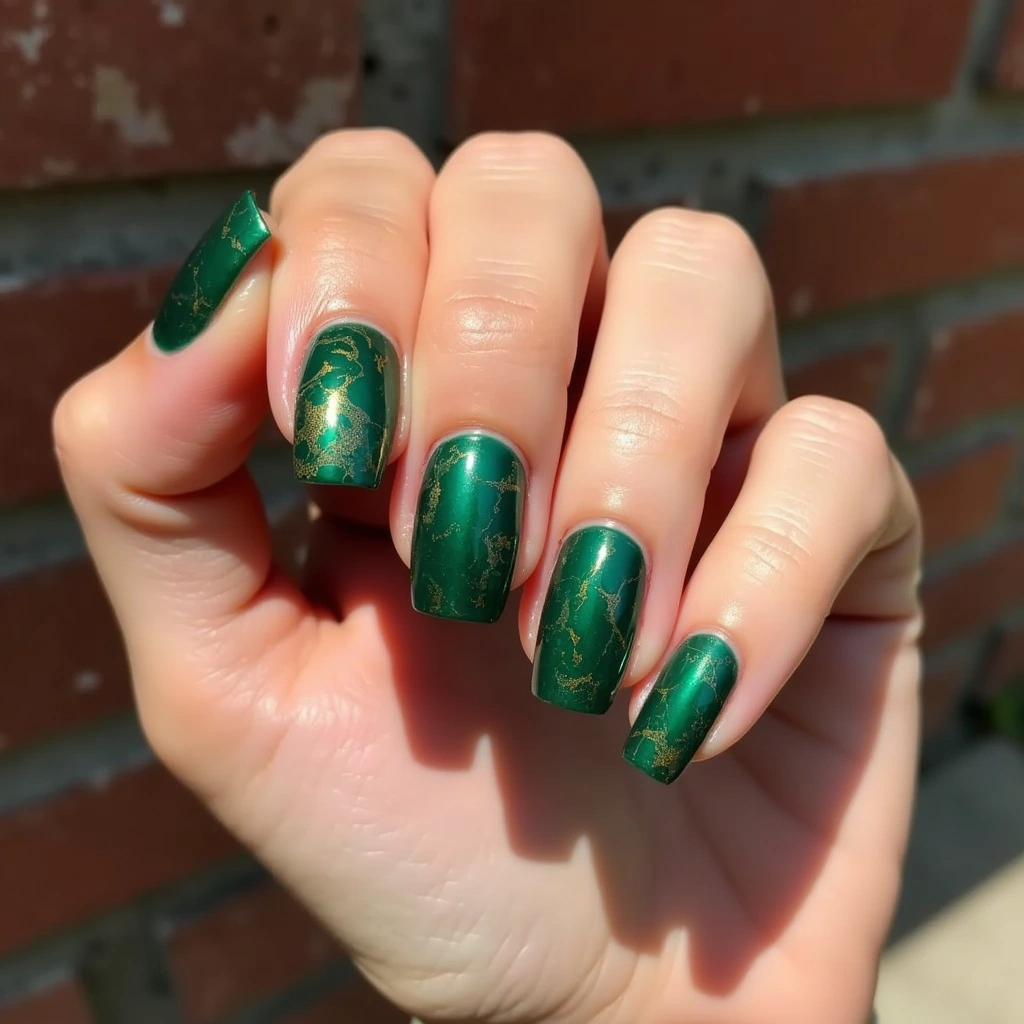 Luxurious Emerald Green