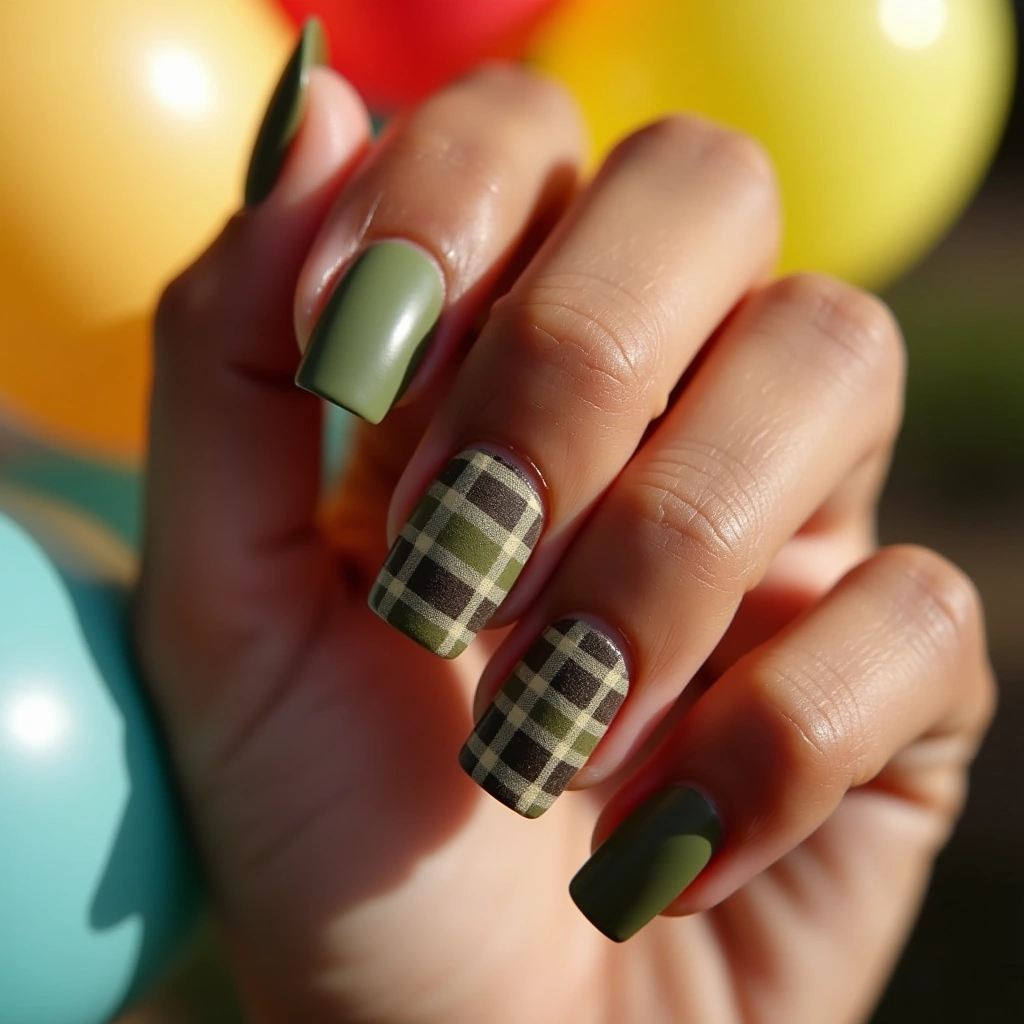 Autumn Plaid Green