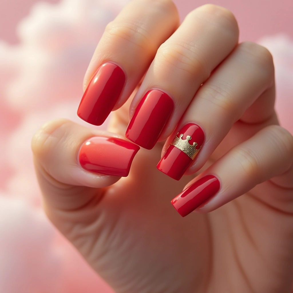 Royal Red Square Crown