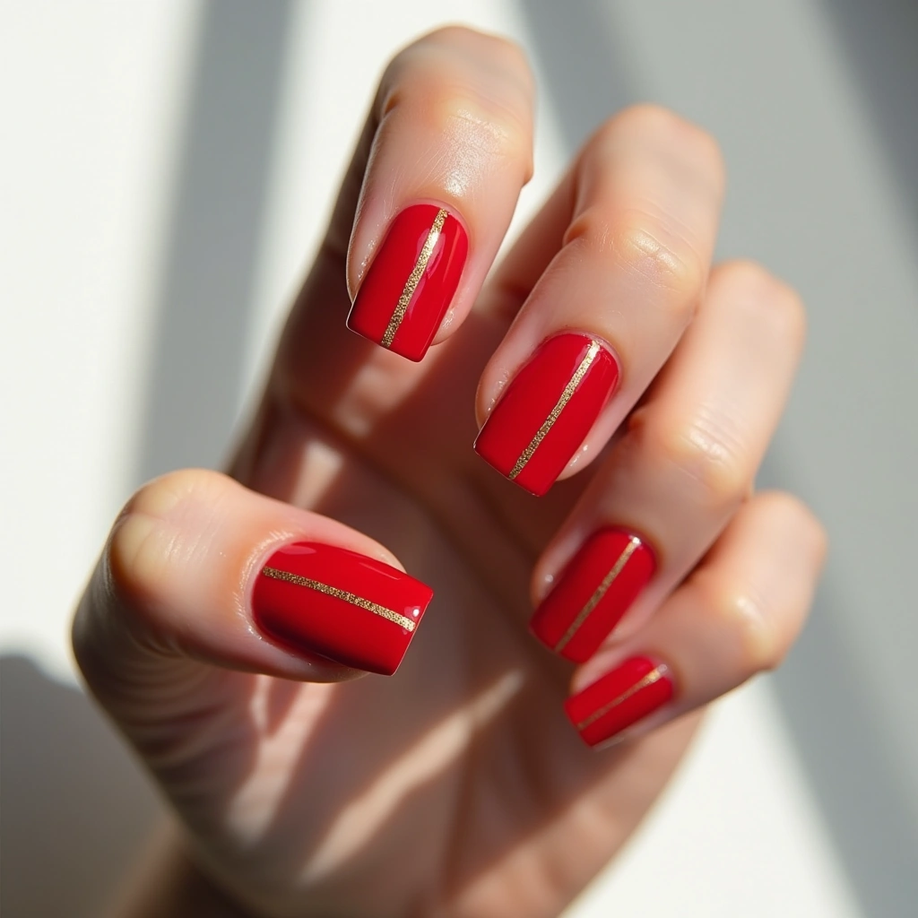 Elegant Red Jelly Stripe