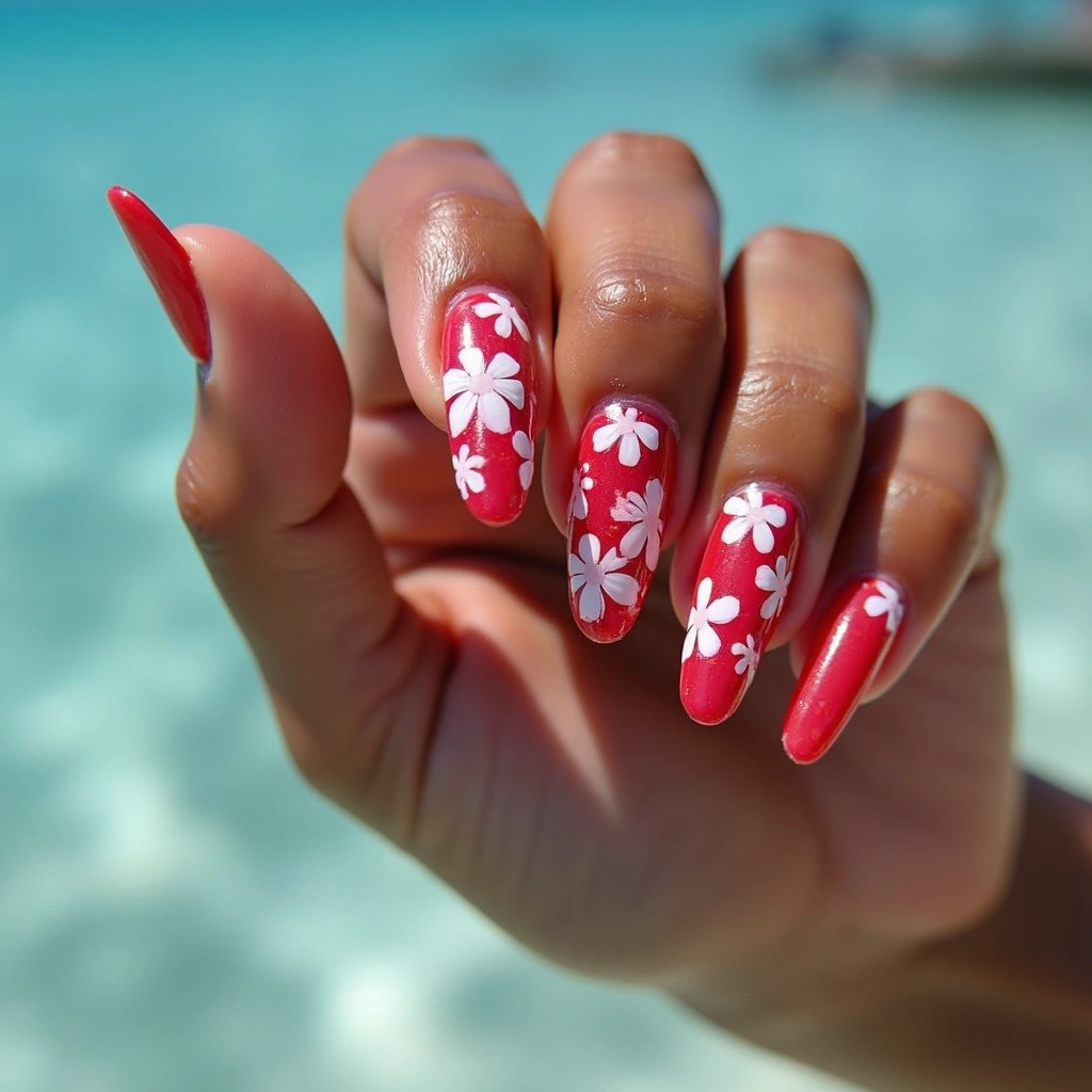 Floral Red Jelly Romance