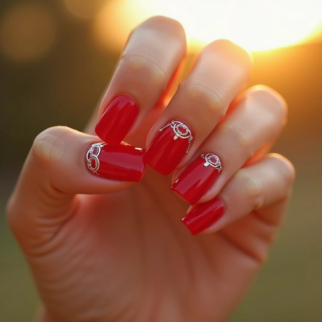 Chain Red Jelly Detail