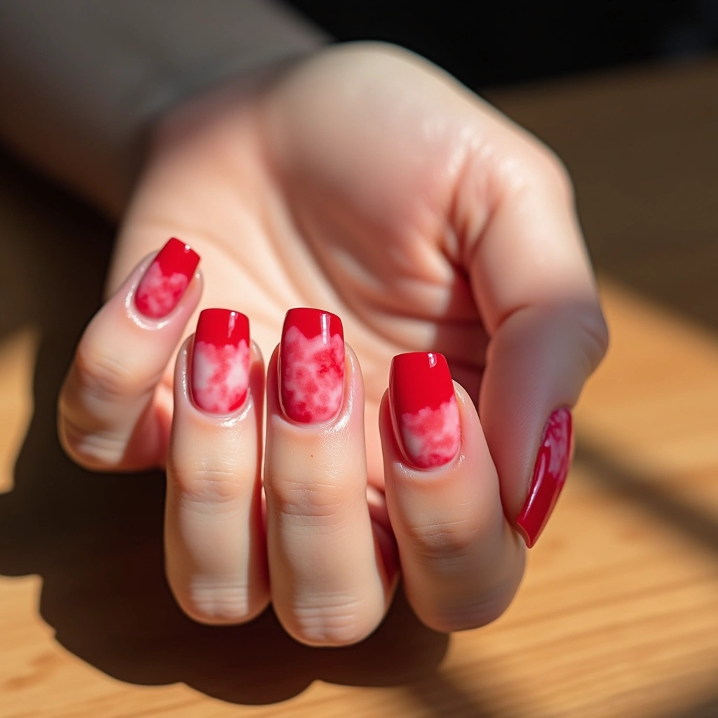 Watercolor Red Jelly Dream