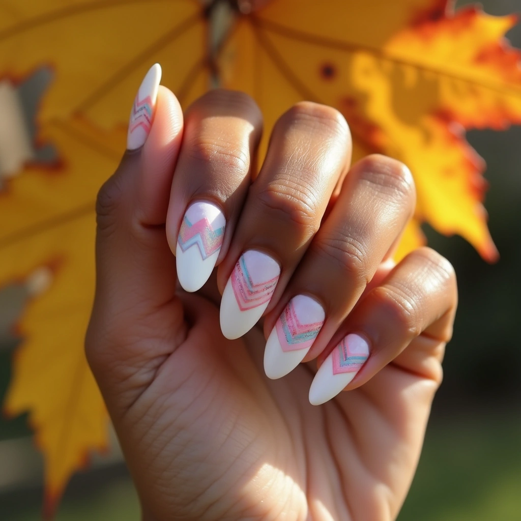 Zigzag Fun Milky White