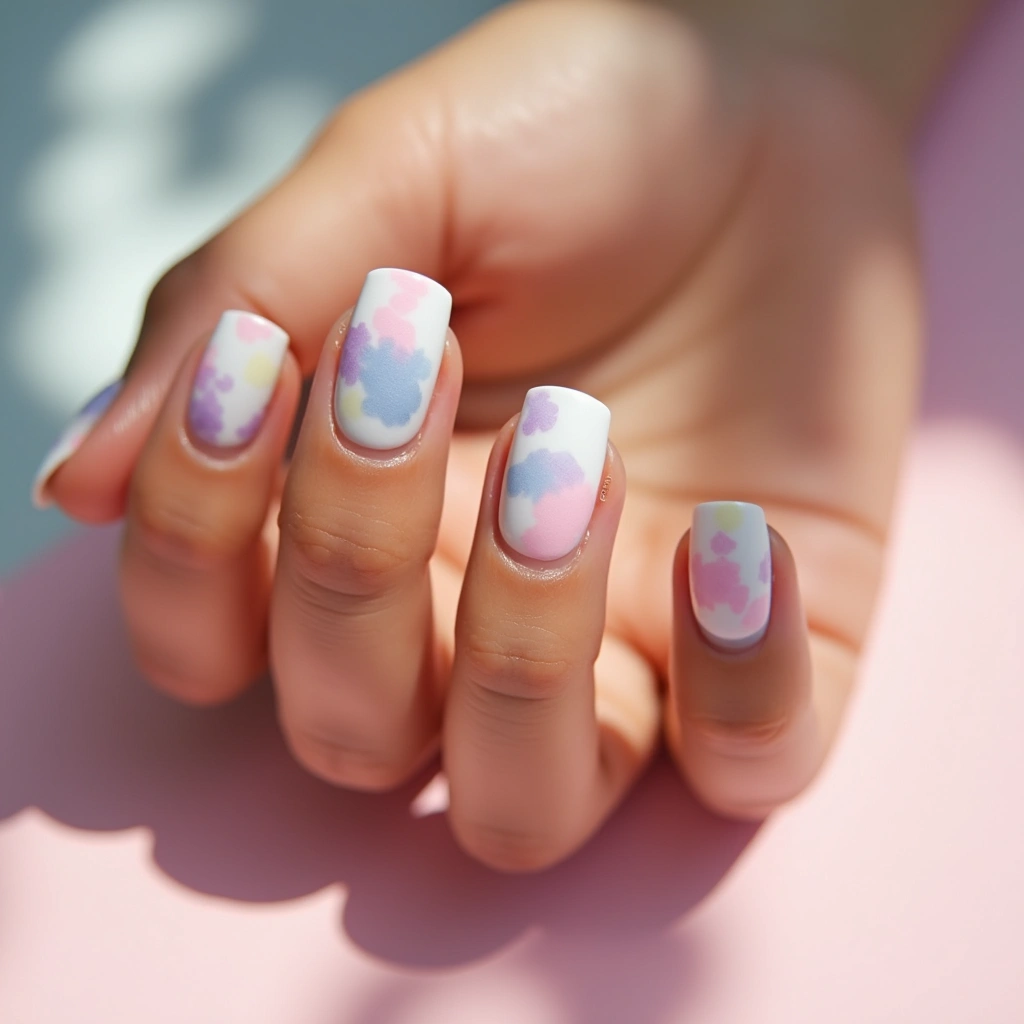 Trendy Tie-Dye Milky White