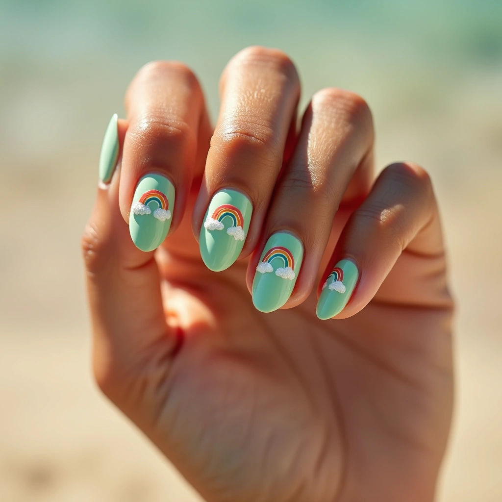 Cheerful Pastel Almond