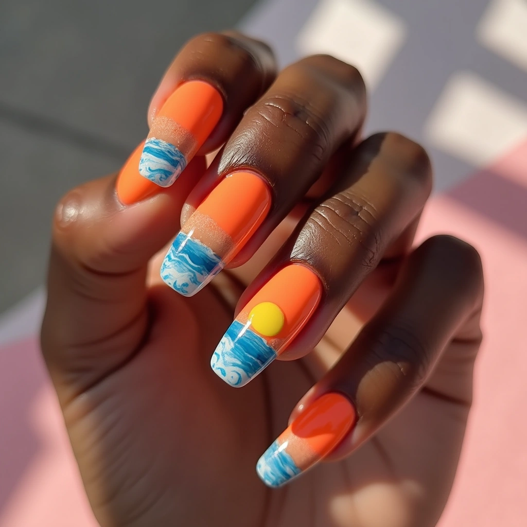 Neon Beach Getaway