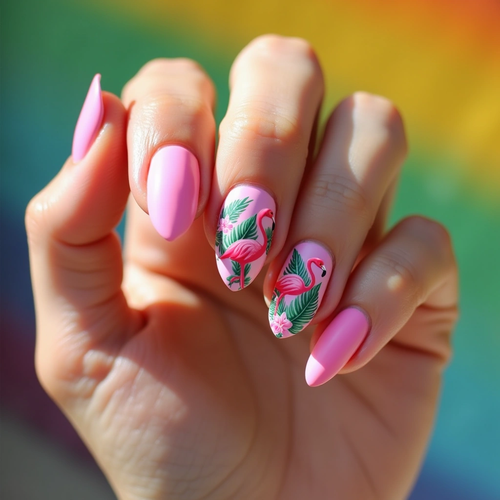 Tropical Pink Stiletto
