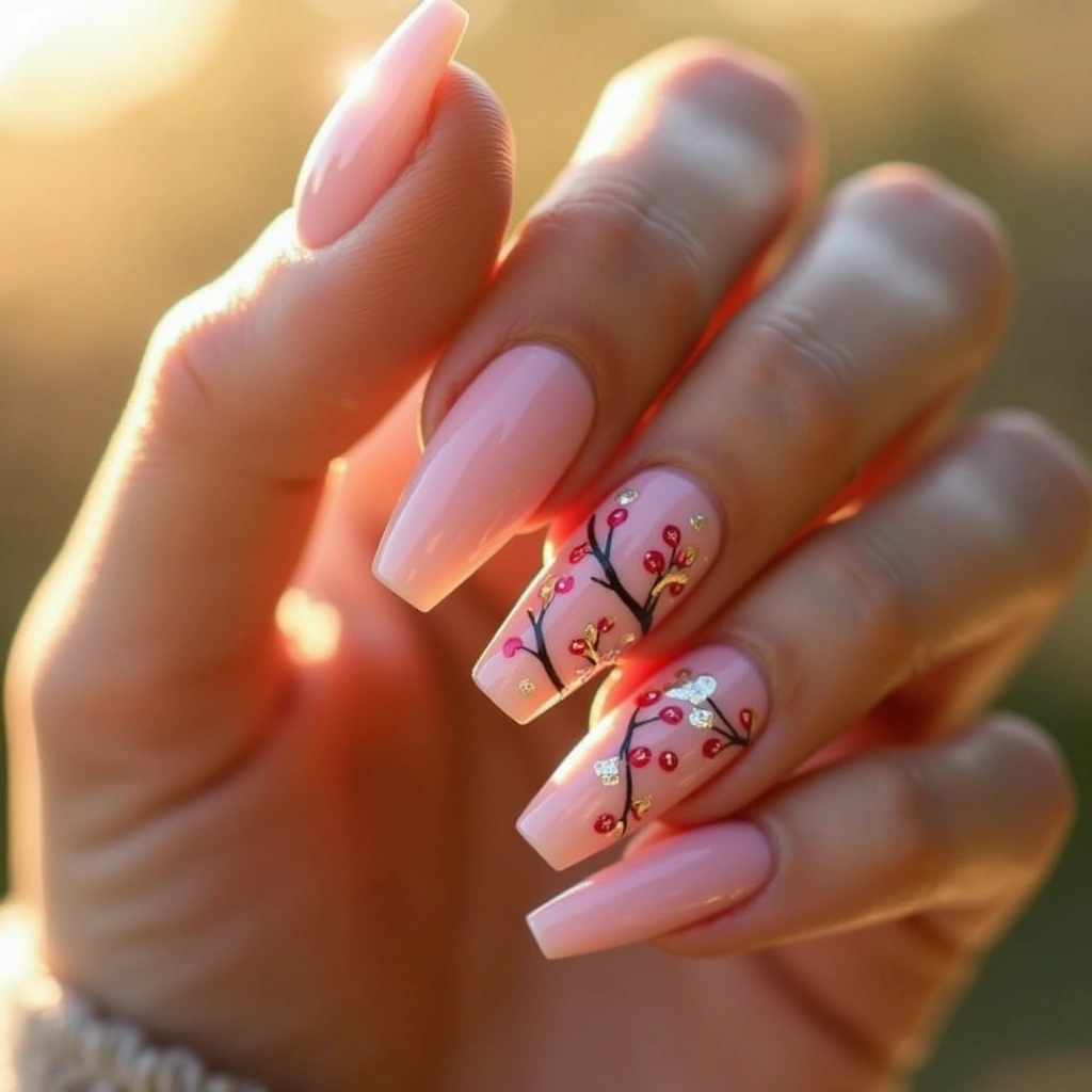 Romantic Cherry Pink Stiletto