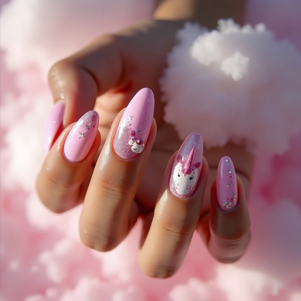 Magical Unicorn Pink Stiletto