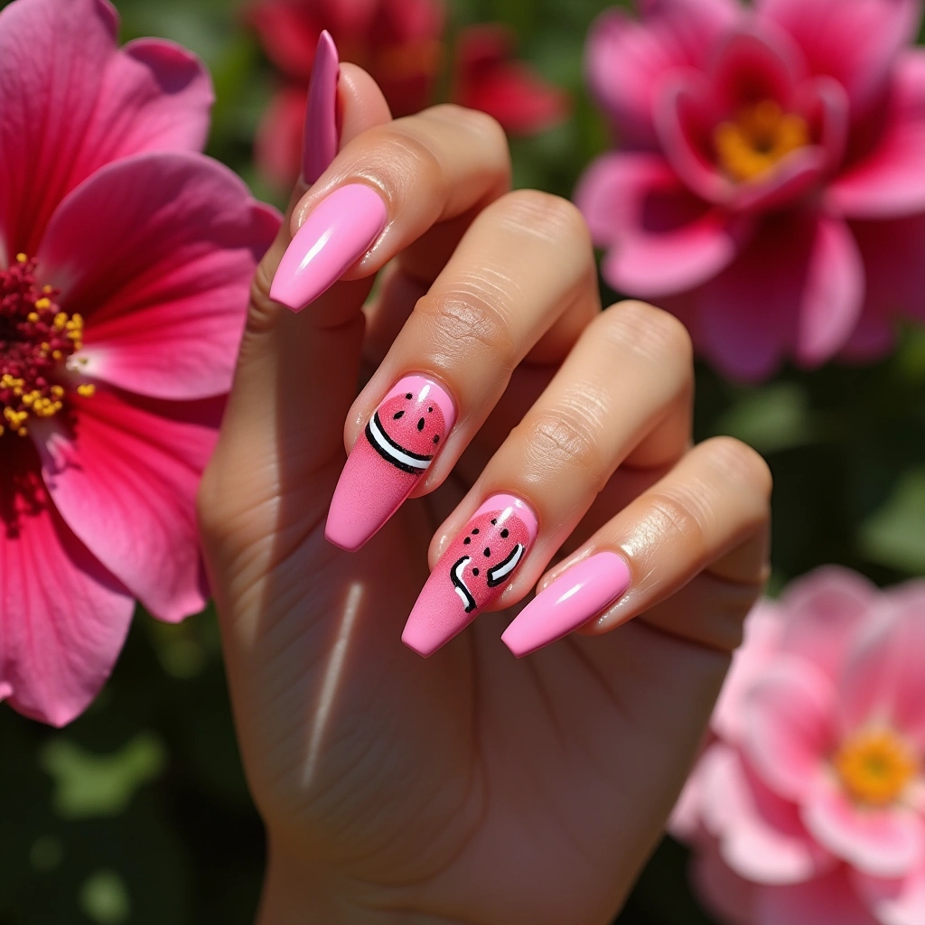 Watermelon Bright Pink Stiletto