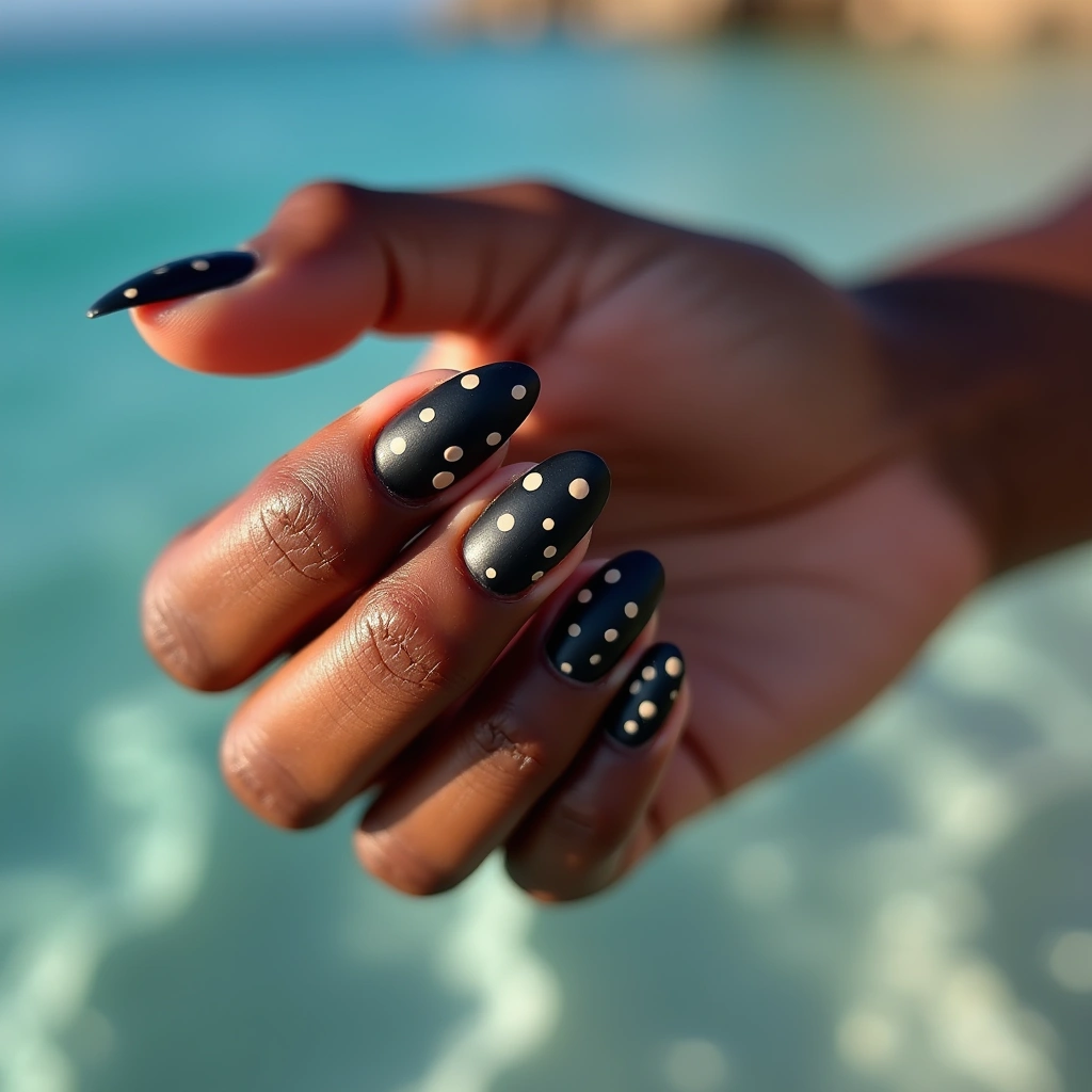 25 Black And Nude Nail Designs You Must Try in 2025