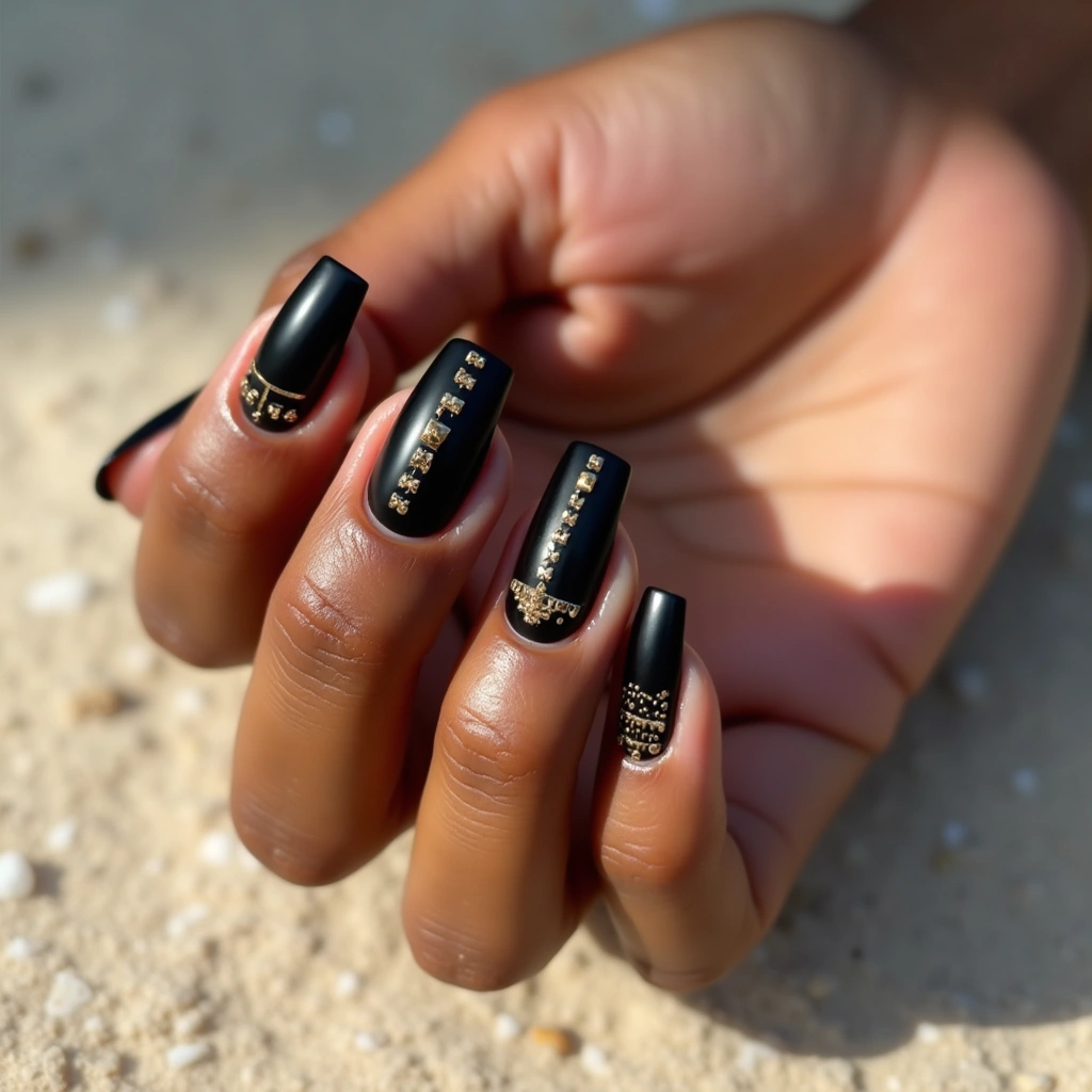 Modern Black And Nude Elegance