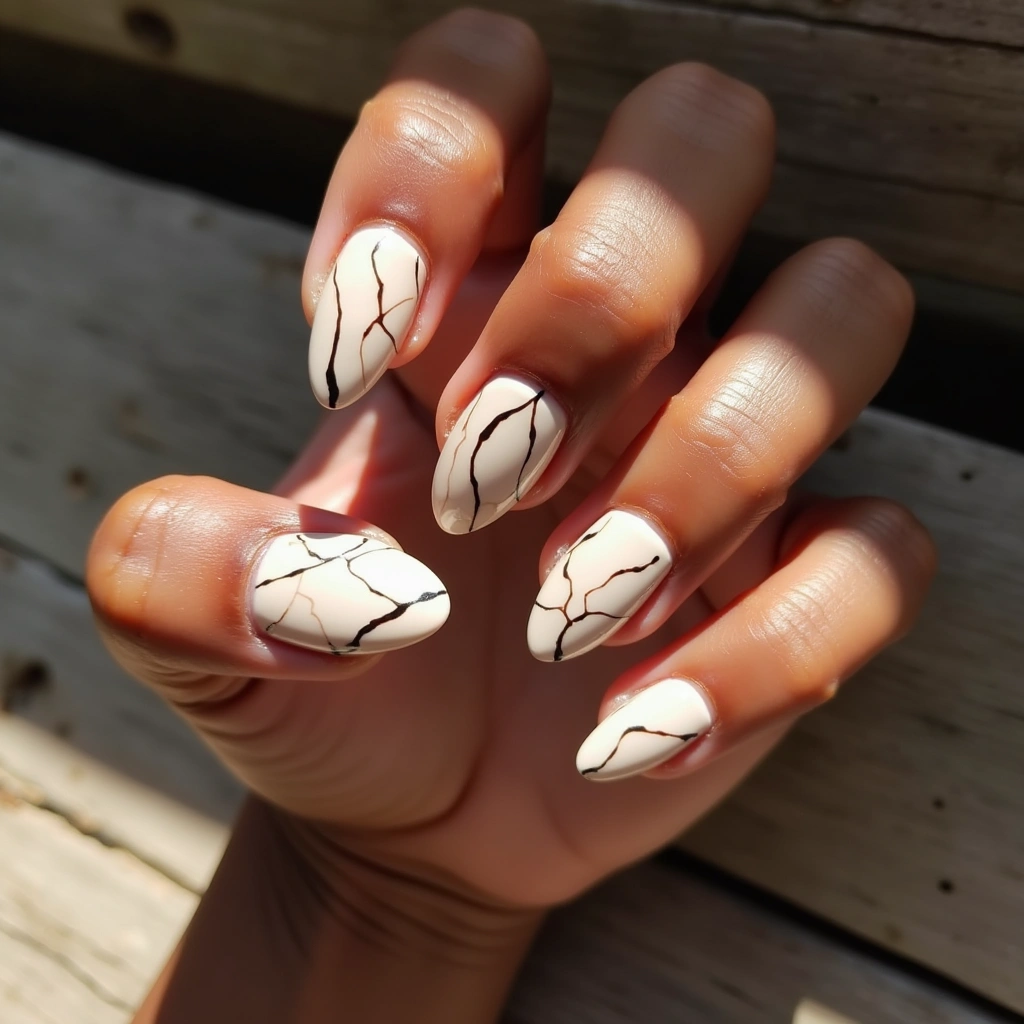 Unique Black And Nude Abstract