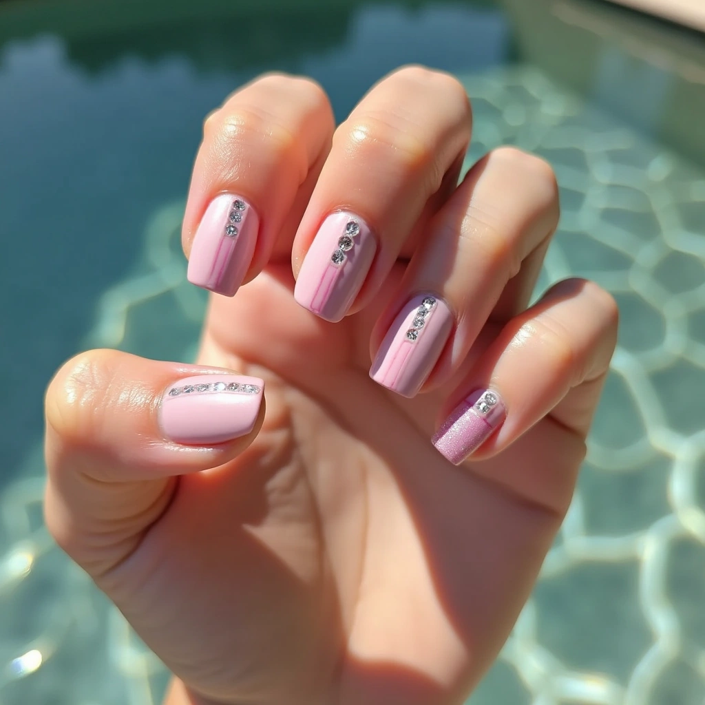 Glossy Summer Stripes