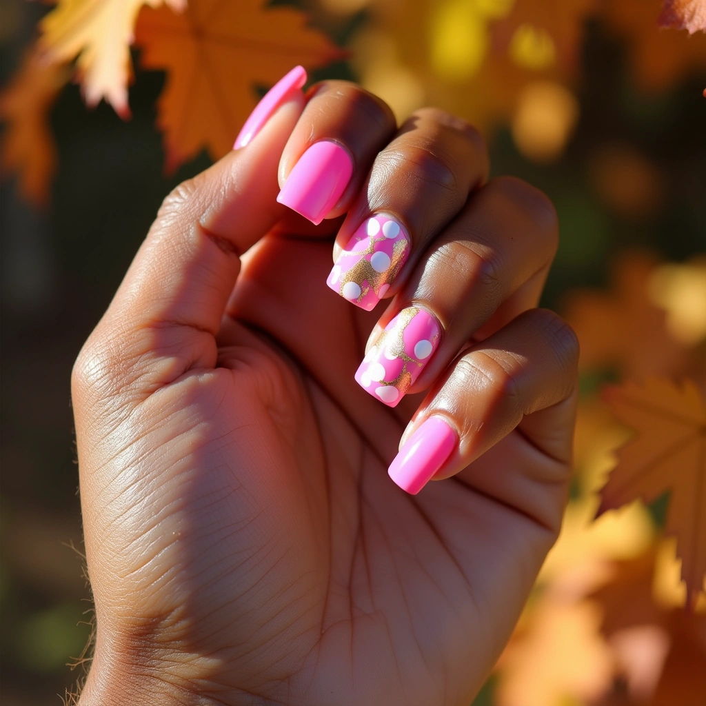 Abstract Summer Pink