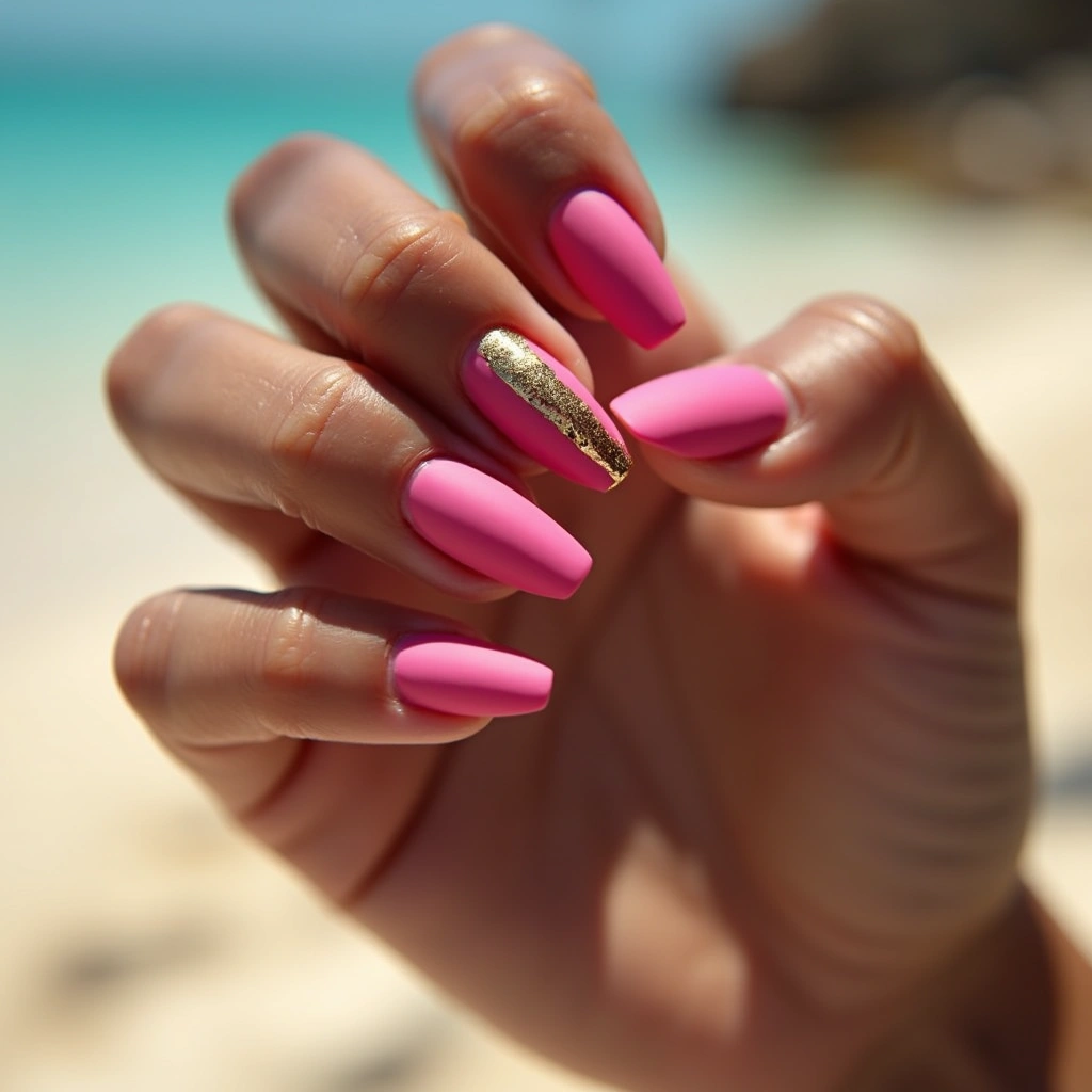 25 Dark Pink Nail Designs You Must Try in 2025