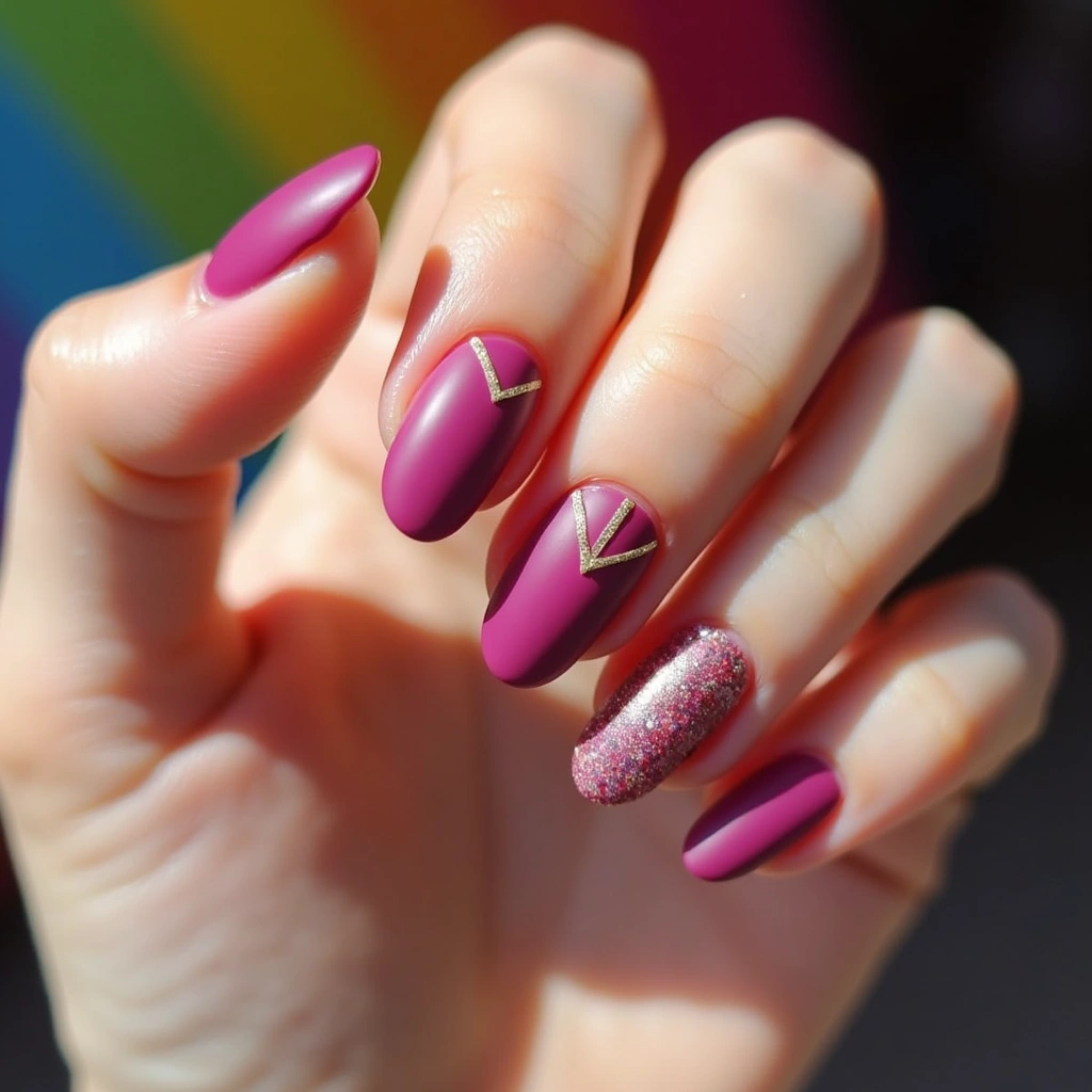 Dark Pink Glamour