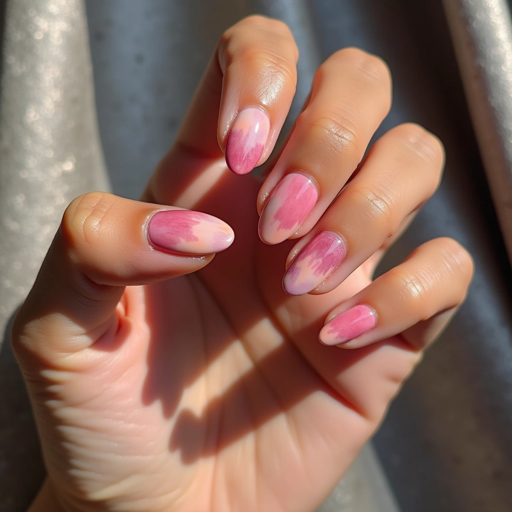 Dark Pink Watercolor