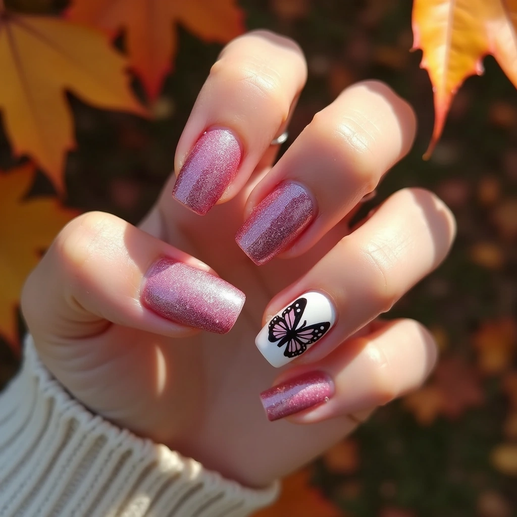 Butterfly Dark Pink