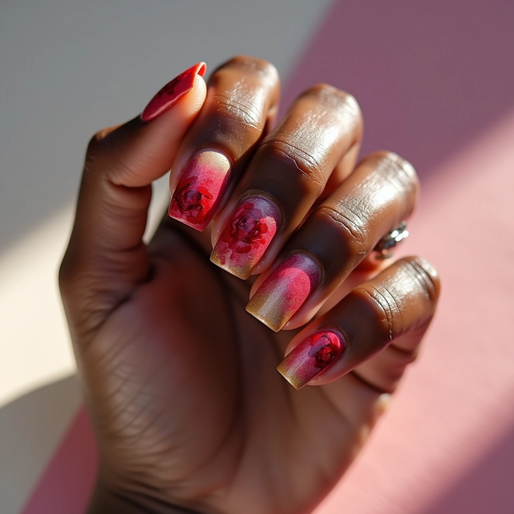 Romantic Watercolor Roses