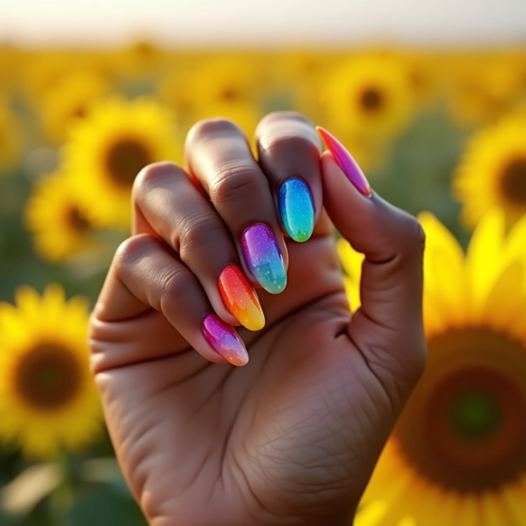 Rainbow Watercolor Spectrum