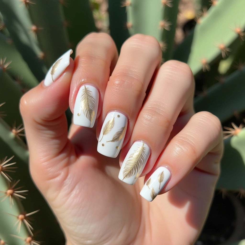 Bohemian Watercolor Feathers
