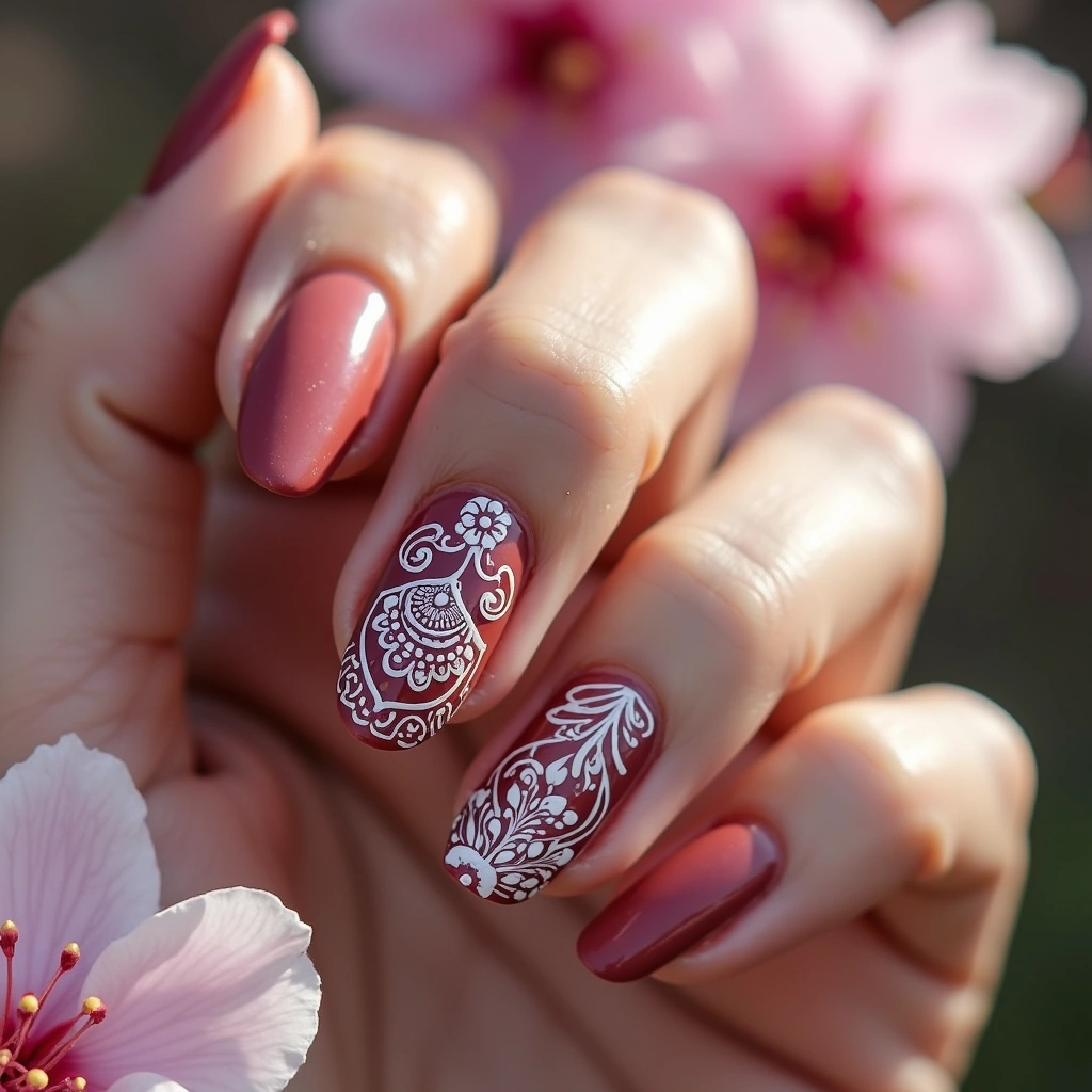 Mahogany Henna Elegance