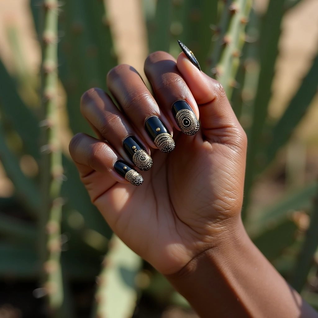 Black Henna Lace
