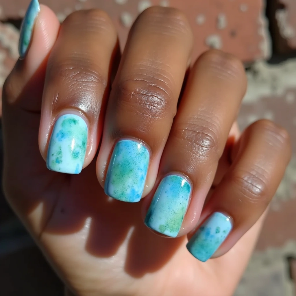 Watercolor Blue Spring