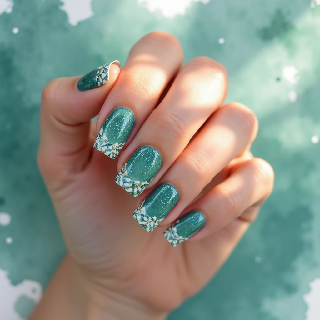 Modern Teal Spring