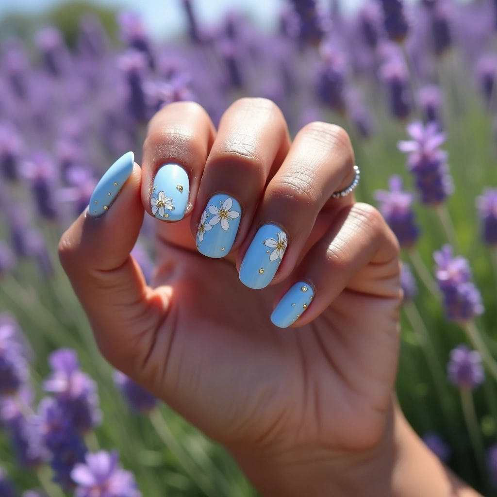 Blue Spring Blossoms