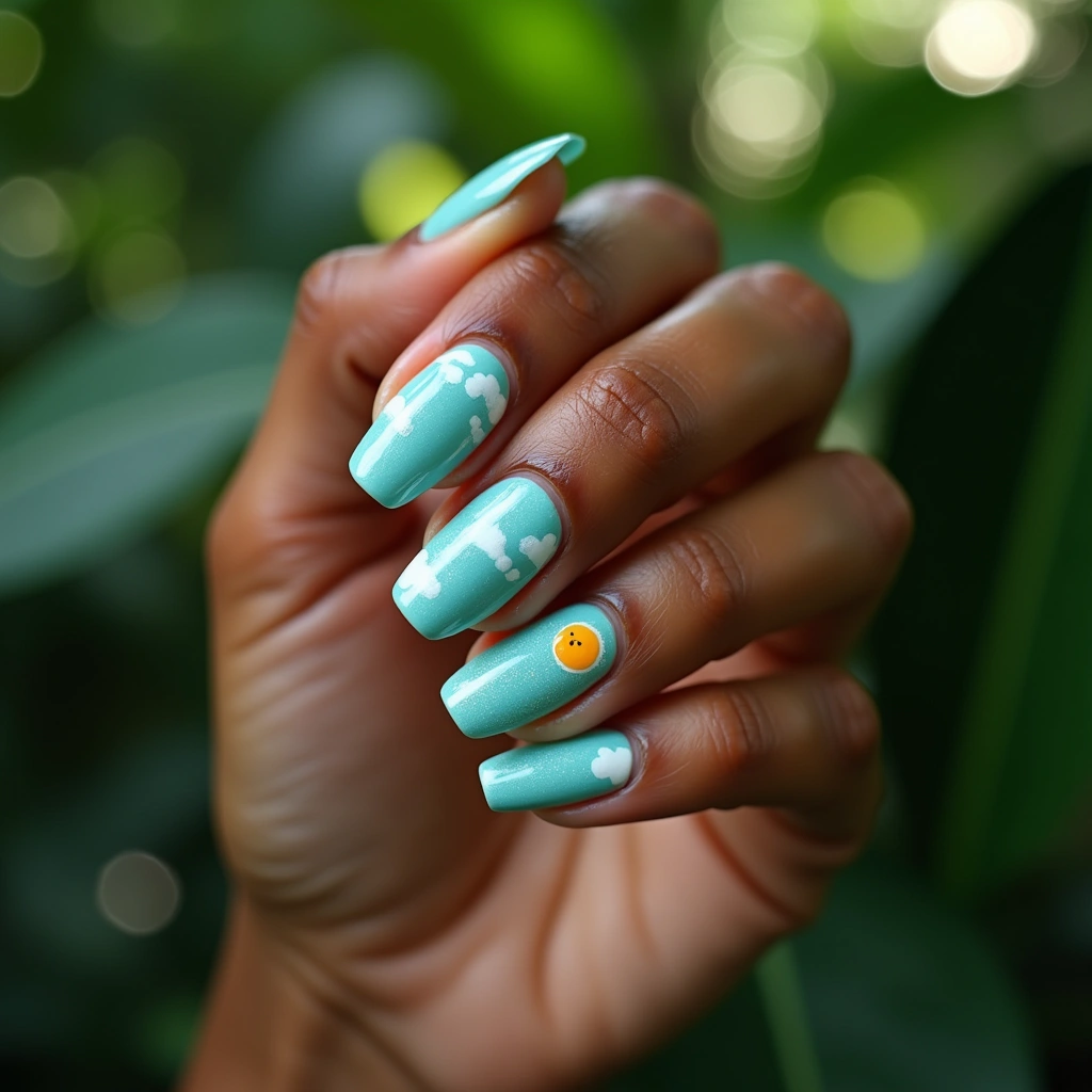 Cheerful Blue Spring
