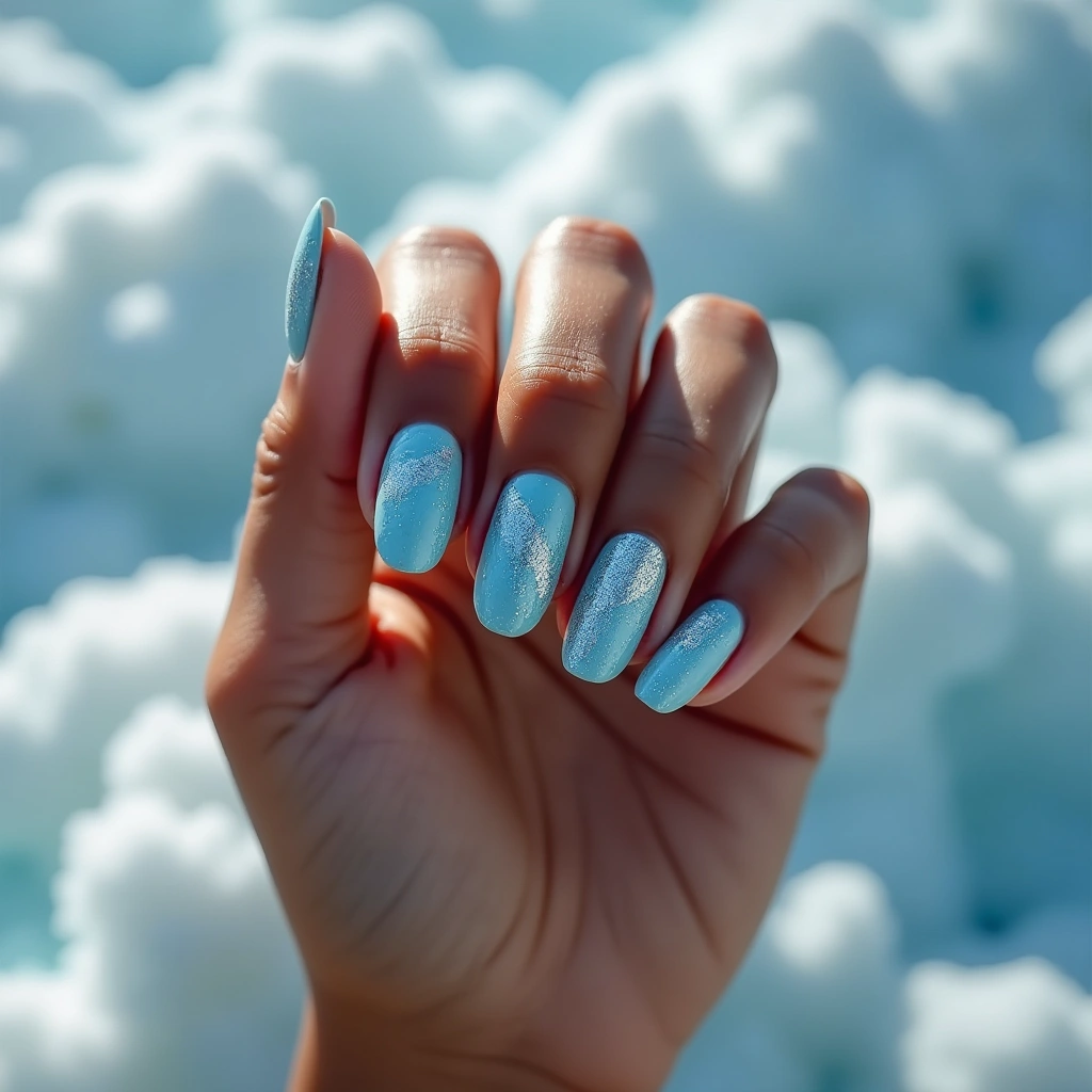 Dynamic Ocean Blue And Silver