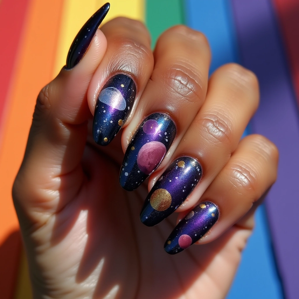 Iridescent Cosmic Worlds